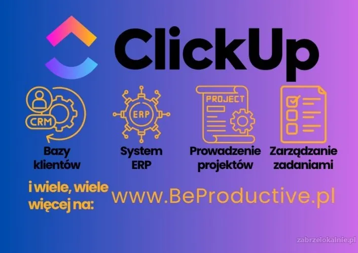Nowoczesne wdrożenie ClickUp - CRM i projekty