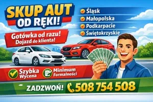 Sprzedaj samochód od ręki - skup aut w Twoim regionie | Gotówka od ręki z