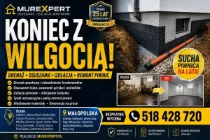 Osuszanie budynków, izolacja fundamentów, iniekcja krystaliczna