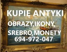 KUPIĘ ANTYKI SREBRA,MONETY,IKONY,FIGURY,ZEGARKI KONTAKT-694972047