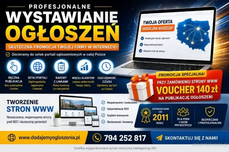 Profesjonalne zamieszczanie ogłoszeń internetowych