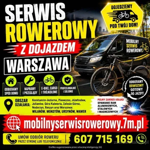 Serwis rowerowy z dojazdem Warszawa  - mobilnyserwisrowerowy.7m.pl