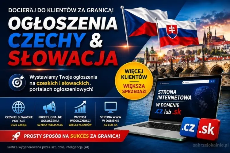 Czechy i Słowacja - publikacja ogłoszeń na wielu portalach